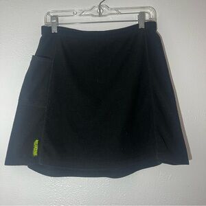 Melanzana long small microgrid Skirt black from Leadville CO RARE